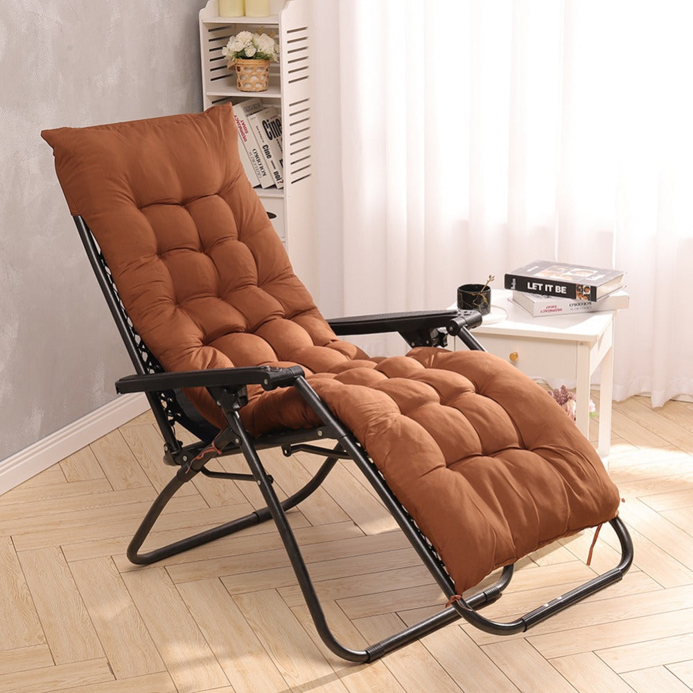 Lounge Chair Cushion 160x50cm Thick Comfortable Seat Pad for Sun Lounger Recliner Daybed Beach Chair – Machine Washable Non-Slip Indoor Outdoor Multiple Colours
