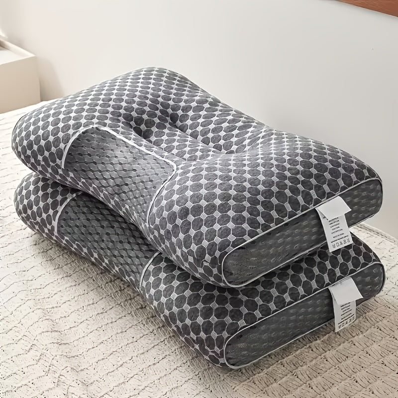Pack of 2/1pc Neck Pillow, Removable & Washable, with High Quality Pillow Core, Soft Comfortable Pillows for Neck and Shoulder, Pillow for Sleeping, Low Profile Pillows, Pillow for Back Sleepers, Sofa, Bed, Living Room and Home Use, Soft Modern Neck