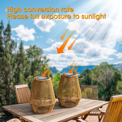 Solar Lantern, Outdoor Solar Woven Lantern Hanging Decoration, Persian Mia Style, Suitable for Garden, Patio, Deck, Porch, Trees, Lawn, Pathway Decoration, 1/2/4pcs