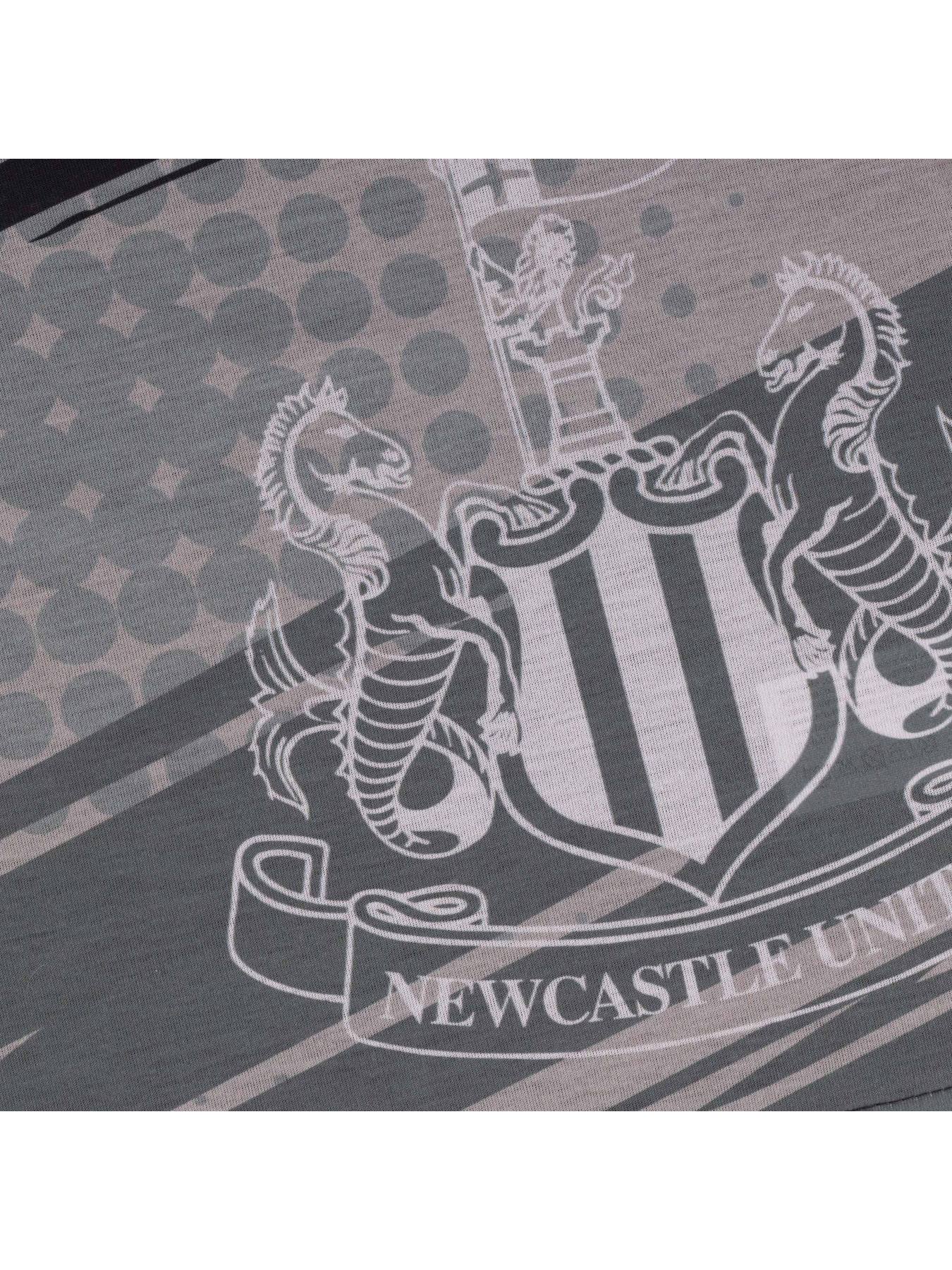 Newcastle United F.C. Long Sleeved Pyjama Set, Black, Stocking filler xmas gift