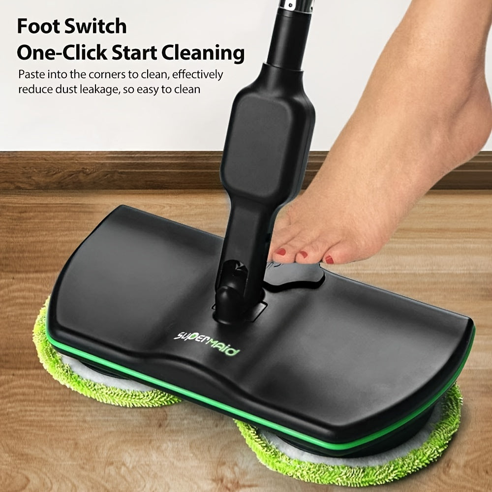 Cordless Electric Floor Mop – Scrubber & Polisher Set