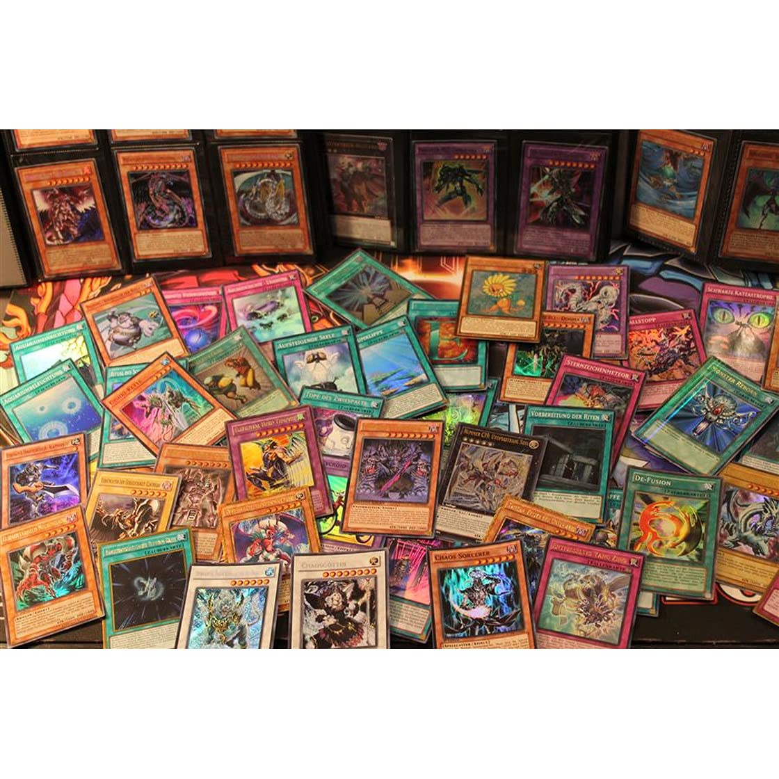 Yu-Gi-Oh! 50 Holo Cards Collection - English (e.g., XYZ, Synchro, Super, Ultra, etc.) Yugioh Glitter Cards