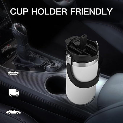 Simple Tumbler with Straw, Travel Mug, Insulated Tumbler