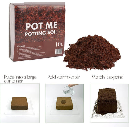 10L All/ Multi-Purpose Compost Soil – Compost Mix for Potting, Growing Garden, Outdoor, Indoor Seed Plants