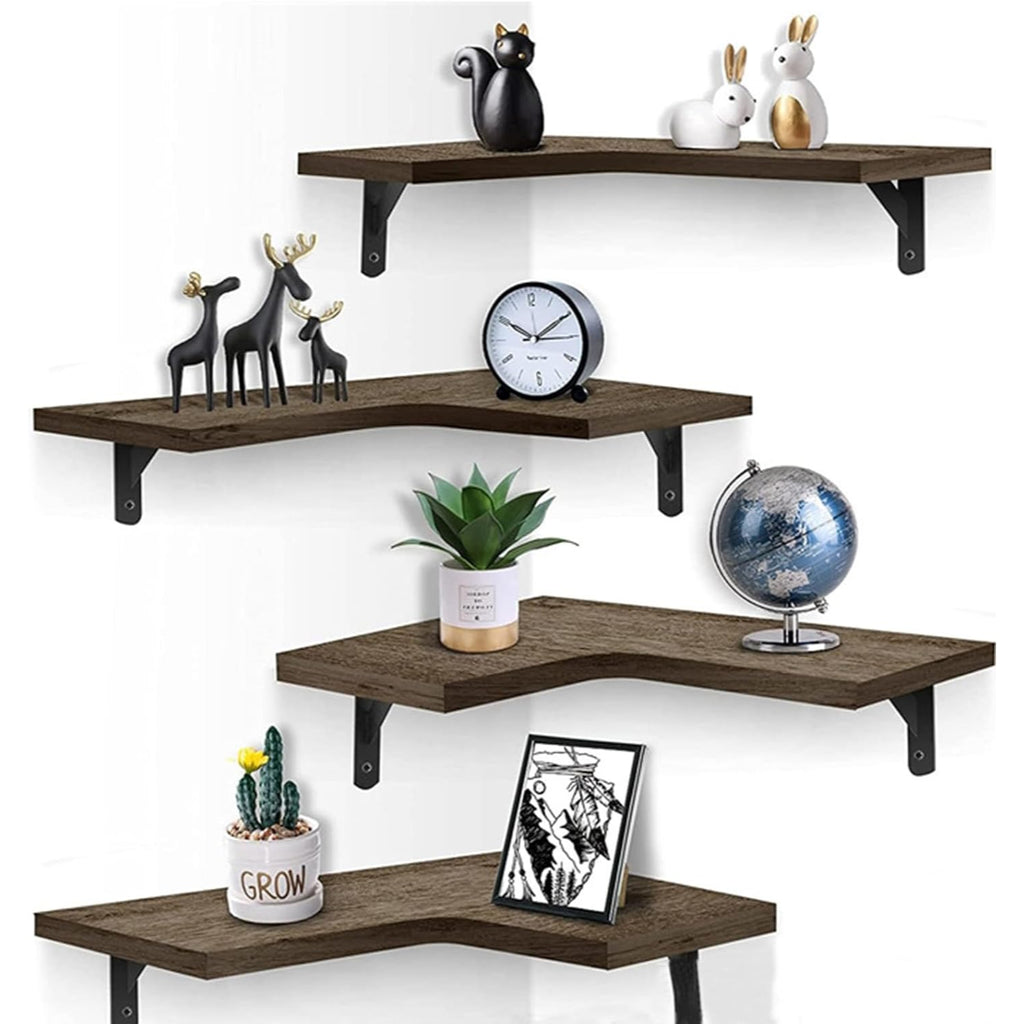 corner floating shelves - main product view 1