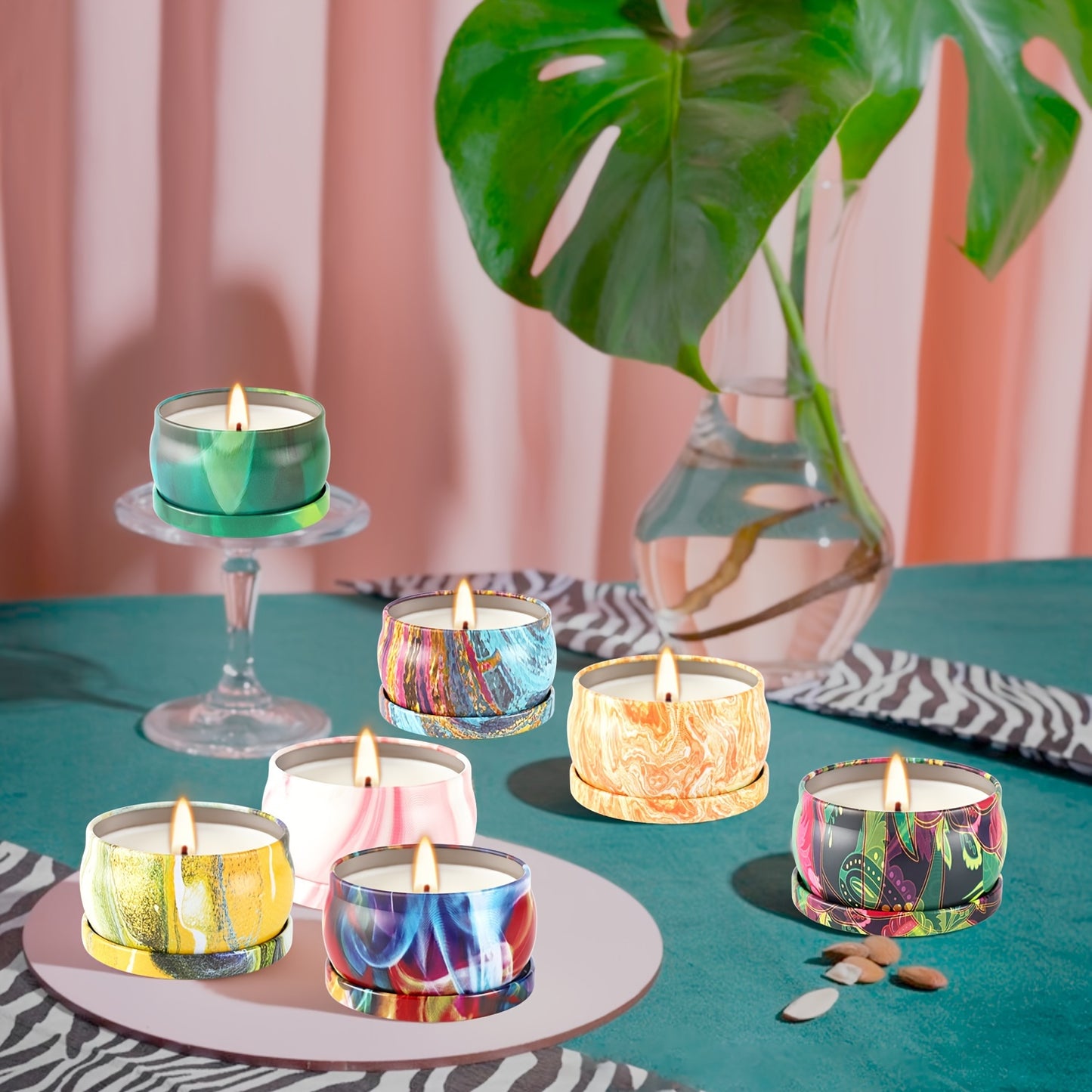 This Set of 36 Scented Candles, Each Weighing 2.5 Ounces And Featuring Beautiful And Distinctive Designs, Is Ideal for Unwinding During Travel, Yoga, Meditation, As Well As for Occasions Like Christmas, Halloween, Weddings, Birthdays, Home Decor