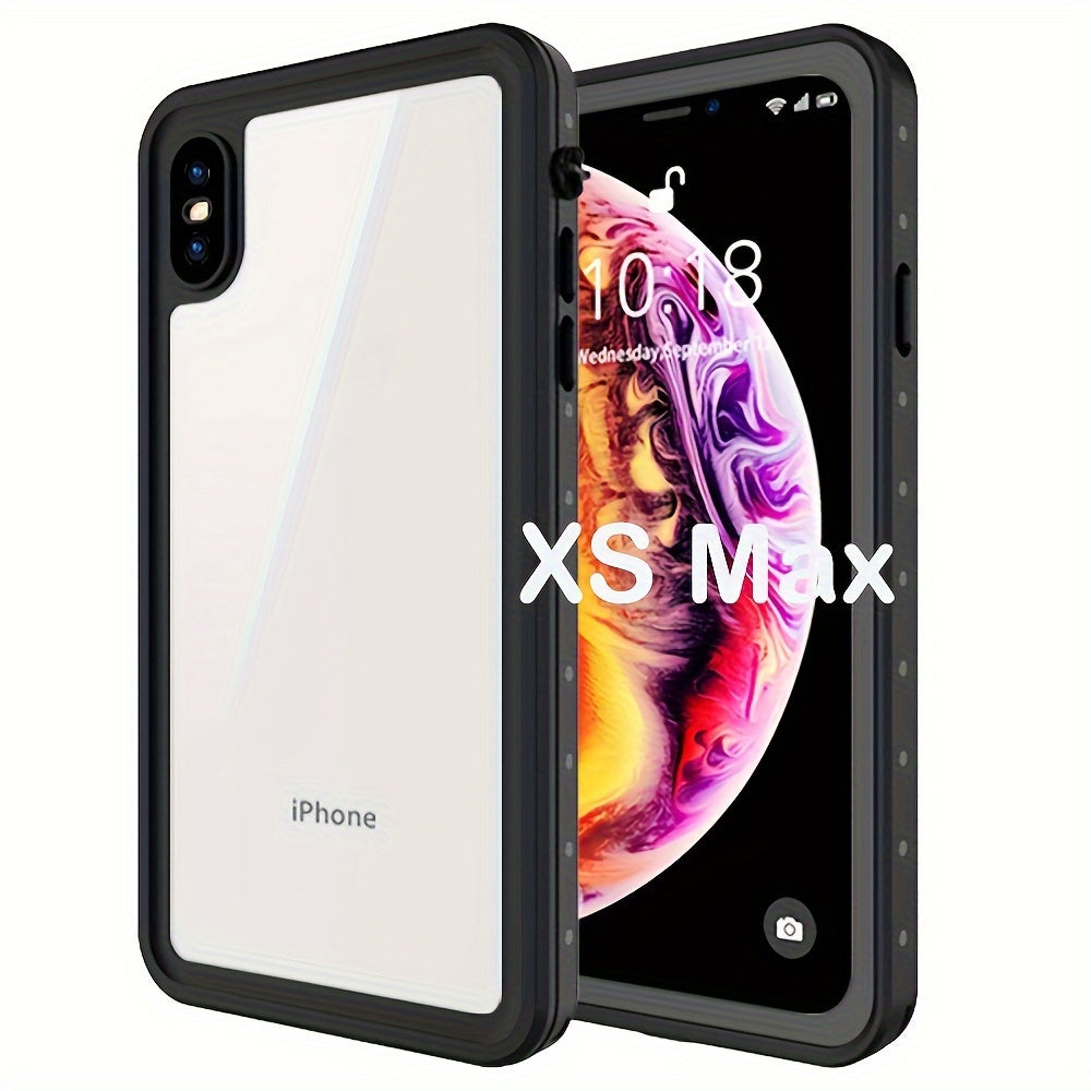 Waterproof 360° IP68 Full Body Cover Shockproof Dustproof Snowproof Drop proof For iPhone X XR XS Max Built-in Screen Protector Phone Case