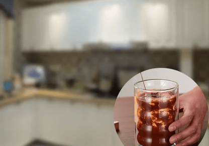 6pcs - 350ml, Latte Mocha, Double-Wall Heat-Resistant Glass Cappuccino, Latte, Tea, Coffee, Milk, Juice, Beer, Dual-Layer No-Handle Glass Cup with Built-In Spiral Lid, Perfect for Hot Beverages, Beverage Glassware, Sophisticated Drinkware, Heatresistant G