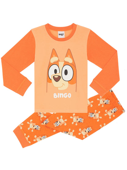 Bluey, Bingo, Chilli & Bandit 100% Combed Cotton Family Pyjamas Children's, Men's, Women's Christmas