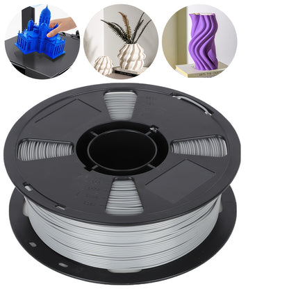 1kg/roll PLA+ 3D Printing Filament - Super Tough & Low Shrink FDM 3D Printer Compatible, 1.75mm Diameter with +/-0.03mm Layer Precision, Bubble-Free Spool Suitable for Most FDM 3D Printers (PLA/PETG/PLA+)