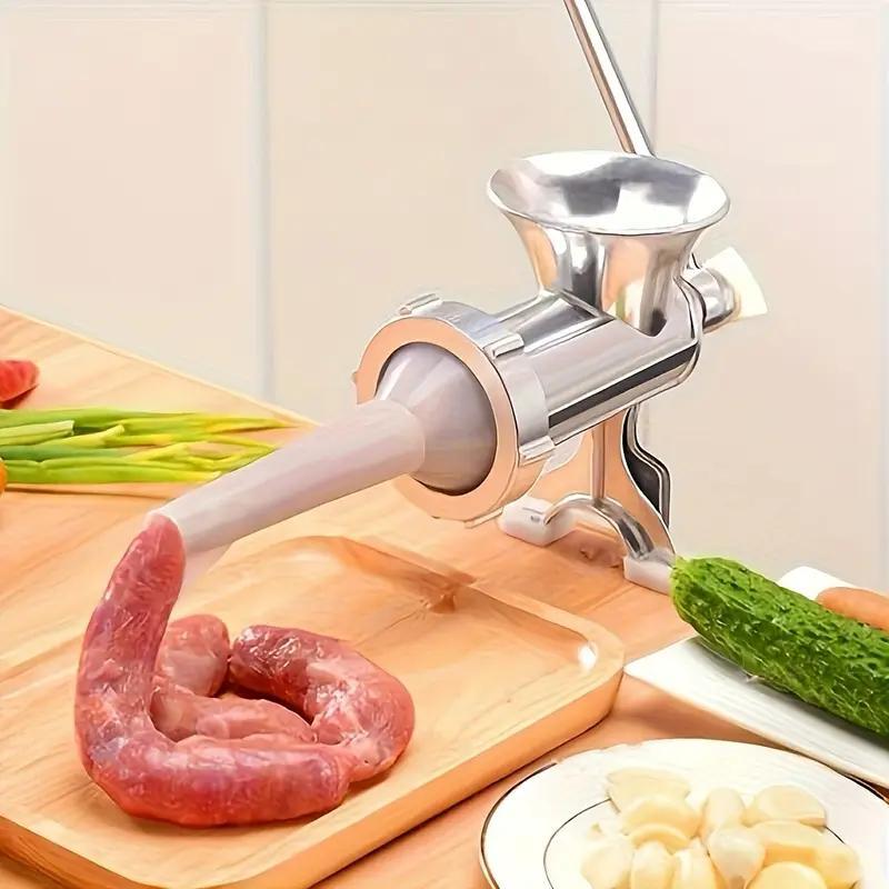 Six-in-One Manual Meat Grinder and Sausage Maker