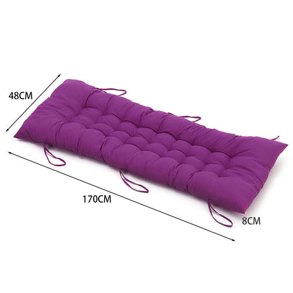 1pc Patio Chair Cushion Modern Sofa Chaise Lounge Cushion Seating Garden Bench Rattan Chair Cushion Swing Cushion 170*48*8cm Only Cushion