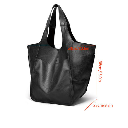 Retro Easy Shoulder Bag for Women Travel Large Capacity Storage Bag Handbag Shopping Bag