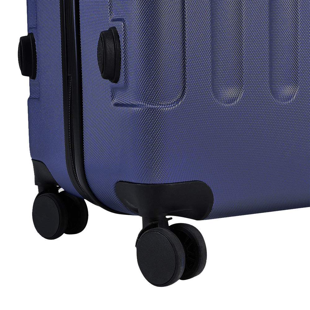 20" Suitcase Lightweight 4 Wheel Spinner Hard Shell ABS Luggage Hold Check in Travel Case Cabin Suitcase Carry On Suitcase, Hard Shell Suitcase with 4 Wheels Cabin Luggage Blue B
