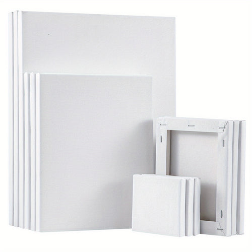 12-Pack Stretched Canvas Set Primed White Painting Canvases 30*40cm -3pack 24*30cm-3pack 18*24cm-3pack