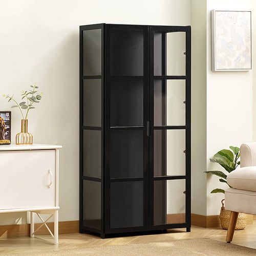 Acrylic Transparent Display Cabinet, Bamboo Collectible Display Cabinet, Cell Storage, Toy Model Display