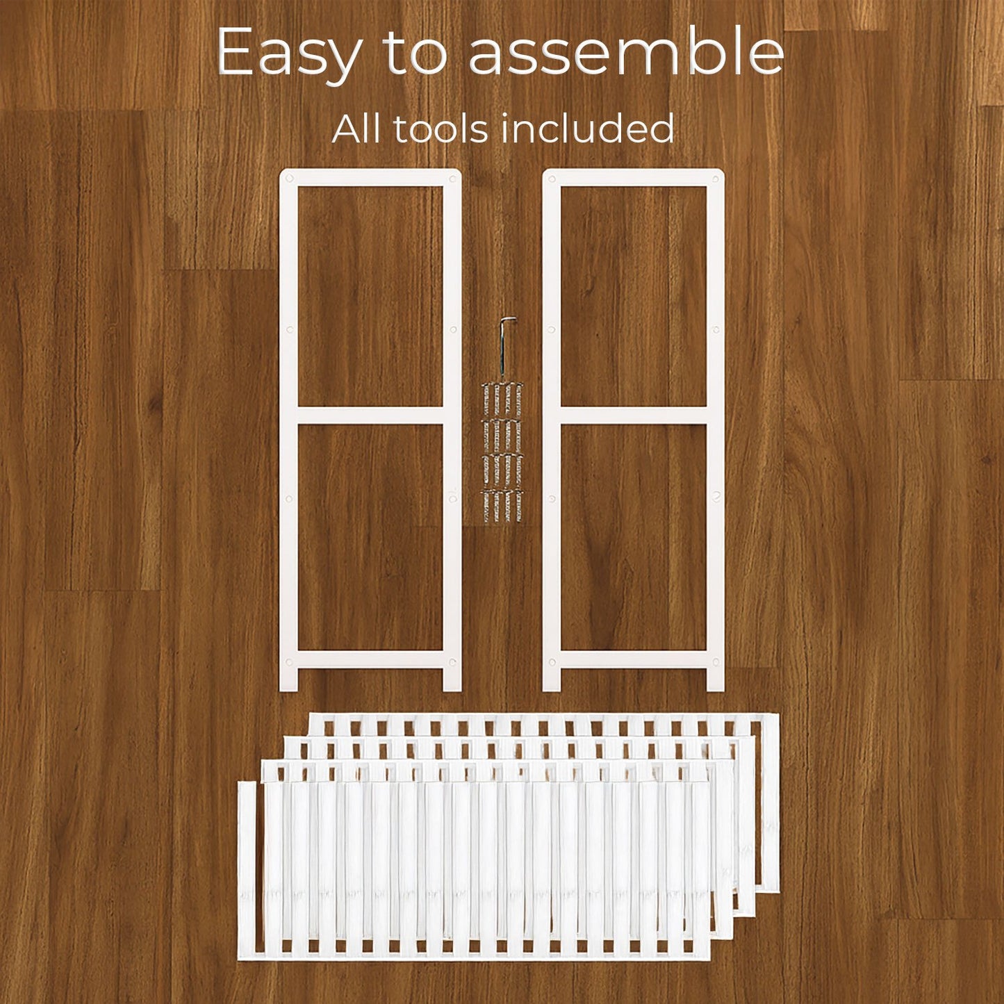 Neo 4-Tier Bamboo Shoe Rack Wooden Shoe Storage Organiser Shelf for Hallway, Entrance Living Room 67 x 70 x 25cm