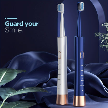 Sonic Electric Toothbrush - High Power Rechargeable Toothbrushes, 5 Adjustable Modes Father'S Day, Mother'S Day Gift