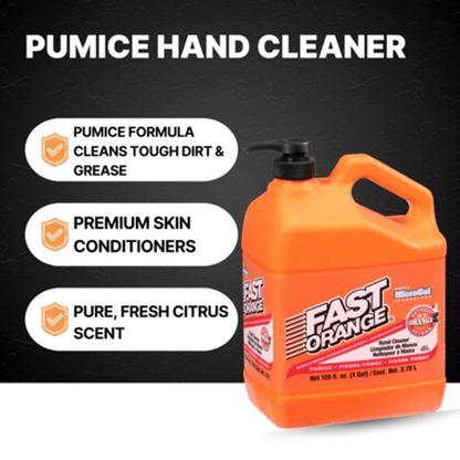 Permatex Fast Orange Pumice Lotion Workshop Garage Hand Scrub Cleaner 3.7 Litre