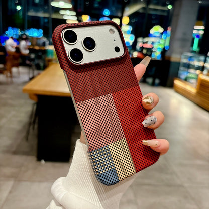 Phone Case: Creative Multicolored Kevlar Carbon Fiber Textured Phone Case for iPhone 17 Pro Max Air Fully Protective Soft Shell Durable Cover
