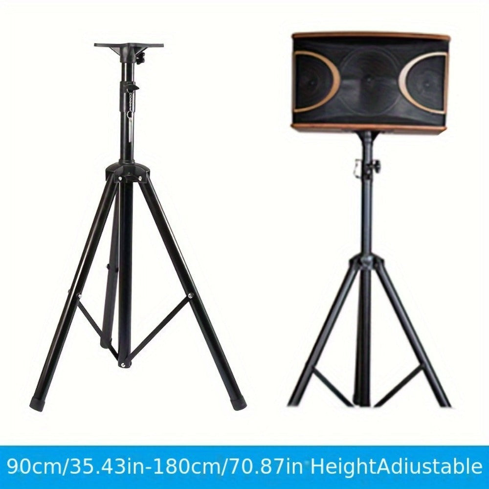 PA Speaker Stand Tripod Heavy Duty Foldable – Height Adjustable 90–180cm, 50kg Capacity, 35mm Pole Mount for DJ, Live Sound, Studio Monitors & Stage Speakers – Non-Slip Iron Base | ShopVora UK