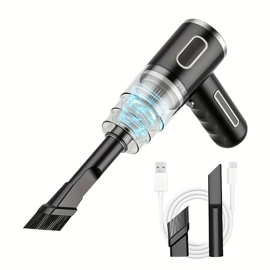 [Car Wireless Vacuum Cleaner] 15000Pa Large Suction Power Handheld And Portable, Long Battery Life Fast Charging with Flat Suction Head, Powerful Vacuuming, Hair Removal, Pet Hair, Nook And Cranny Cleaning, Dust And Hair In The Car, And Suck It Up