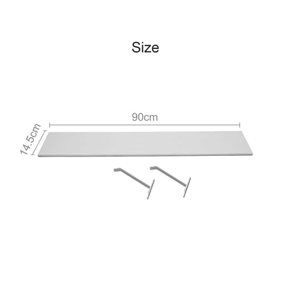 90cm White Radiator Shelves, Including Easy Fit Brackets Shelf sizes
