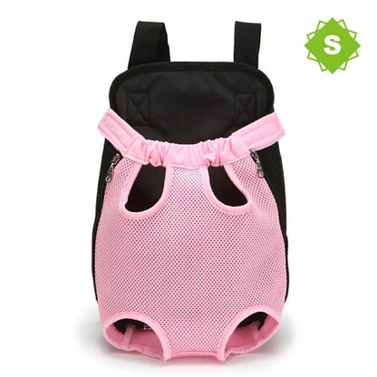 ATEK Breathable Mesh Pet Carrier Backpack With Adjustable Straps, Zipper Closure, And Built-in Leash For Dogs And Cats Christmas Gift