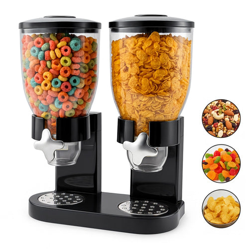 Food Cereal Dispenser, Dry Goods Storage Dispenser, Quick Kitchen Dispenser, Suitable for Corn Chips, Candy, Nuts, Beans, And Other Kitchen Cereals.