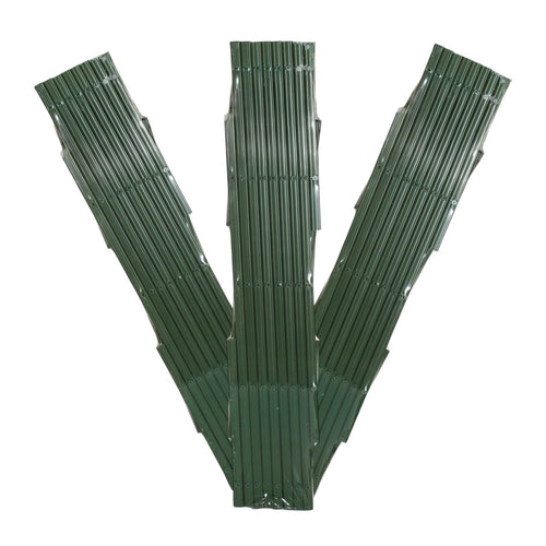Set of 3 Expanding Green Plastic Wall Foldable Trellis Fence 180 x 46cm, 180 x 90cm