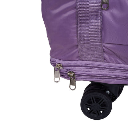 Travel Bag with Detachable Wheels, Expandable Duffel Bags for Women, Foldable Rolling Duffle Bag with Wheels, Carry on Luggage, Gift for Men Women Suitcases