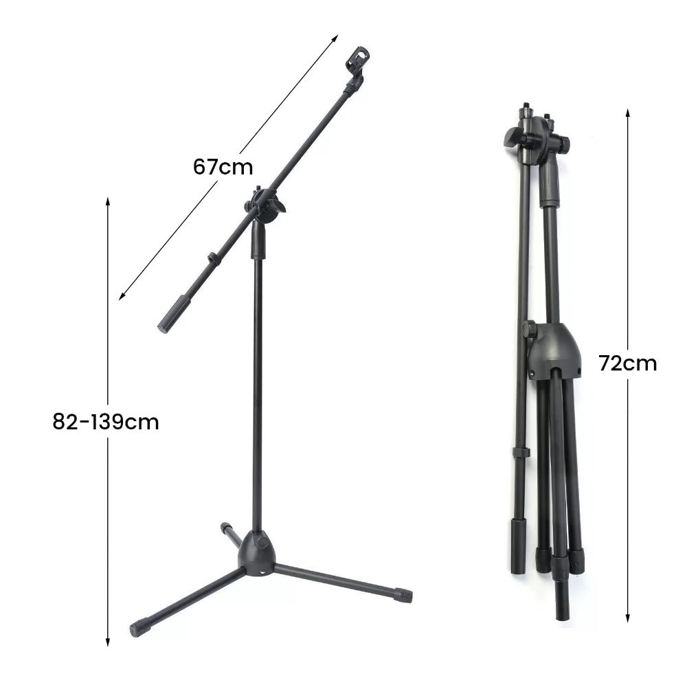 Ground Support Stand, Adjustable Microphone Stand, Floor-standing Microphone Stand, Microphone Tripod Stand