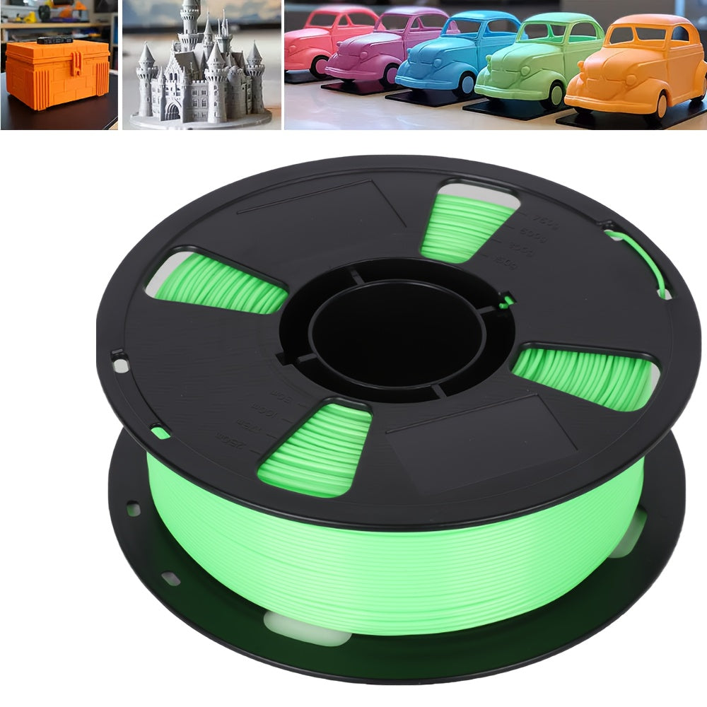 1kg/roll PLA+ 3D Printing Filament - Super Tough & Low Shrink FDM 3D Printer Compatible, 1.75mm Diameter with +/-0.03mm Layer Precision, Bubble-Free Spool Suitable for Most FDM 3D Printers (PLA/PETG/PLA+)