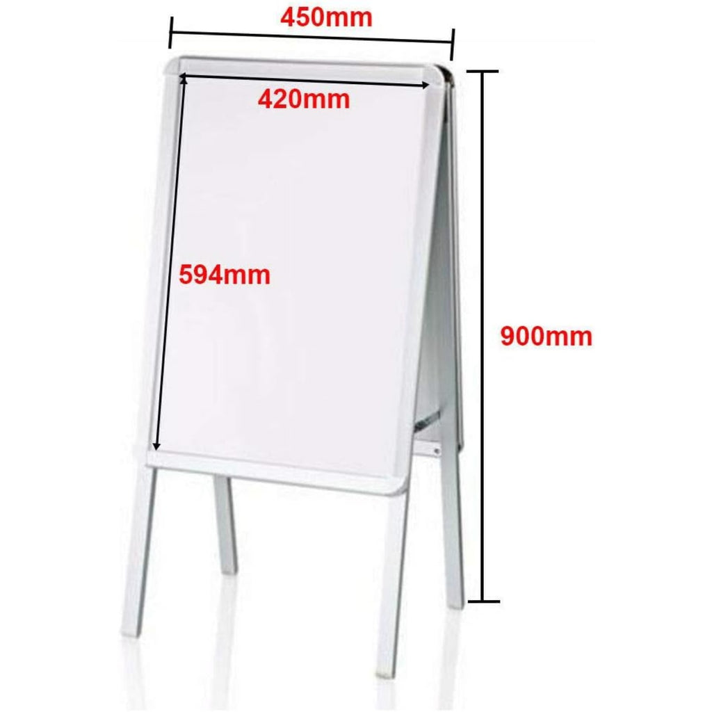 A-Board Pavement Sign with Foldable, Non-Slip, Waterproof, A2 - product gallery image 11