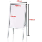 A-Board Pavement Sign with Foldable, Non-Slip, Waterproof, A2 - product gallery image 11