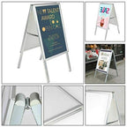 A-Board Pavement Sign with Foldable, Non-Slip, Waterproof, A2 - product gallery image 14