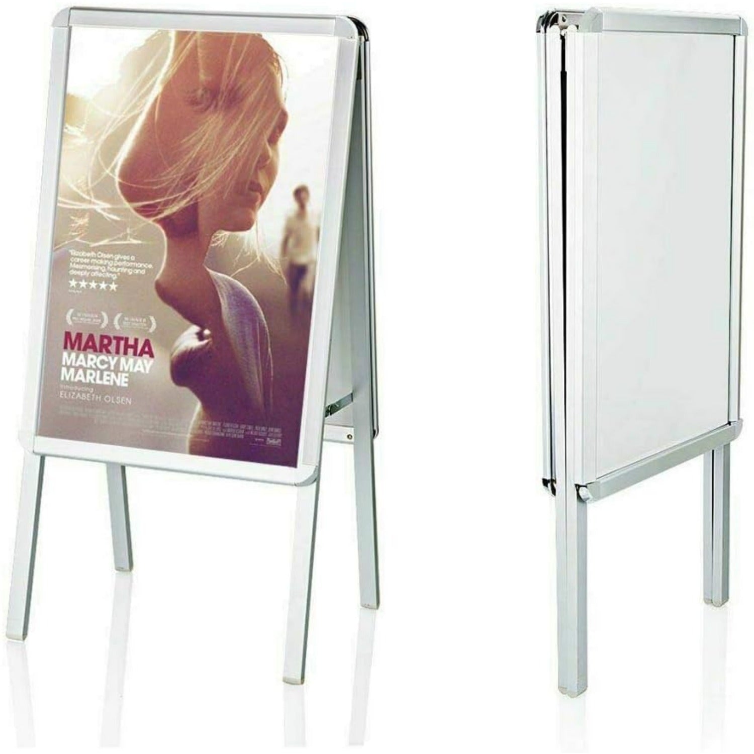 A-Board Pavement Sign with Foldable, Non-Slip, Waterproof, A2 - product gallery image 4