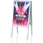 A-Board Pavement Sign with Foldable, Non-Slip, Waterproof, A2 - product gallery image 5