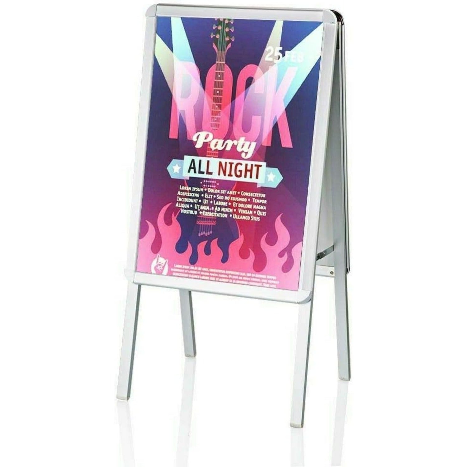 A-Board Pavement Sign with Foldable, Non-Slip, Waterproof, A2 - product gallery image 5