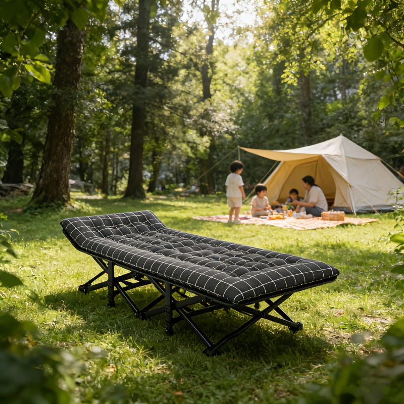 A Collapsible Bed Designed for Portability with 190x68x49cm - product gallery image 6