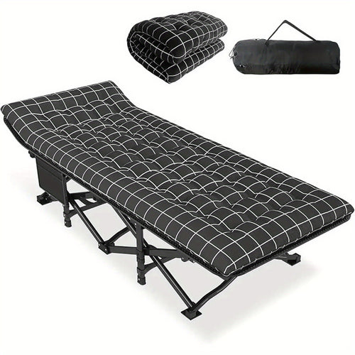 A Collapsible Bed Designed for Portability with 190x68x49cm