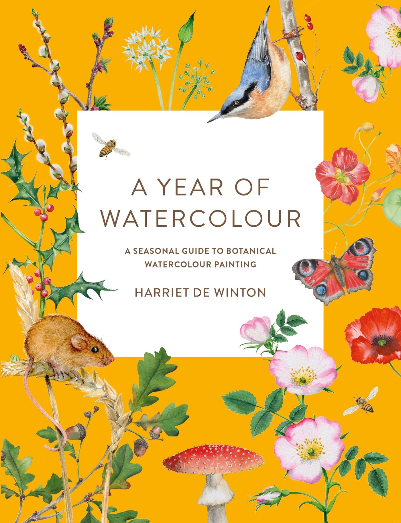 A Year of Watercolour: A Seasonal Guide to with 1, Botanical Painting - product gallery image 2