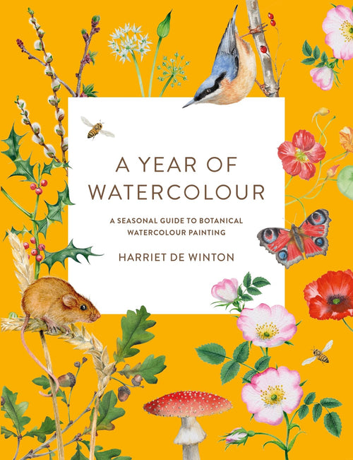 A Year of Watercolour: A Seasonal Guide to with 1, Botanical Painting - product gallery image 2