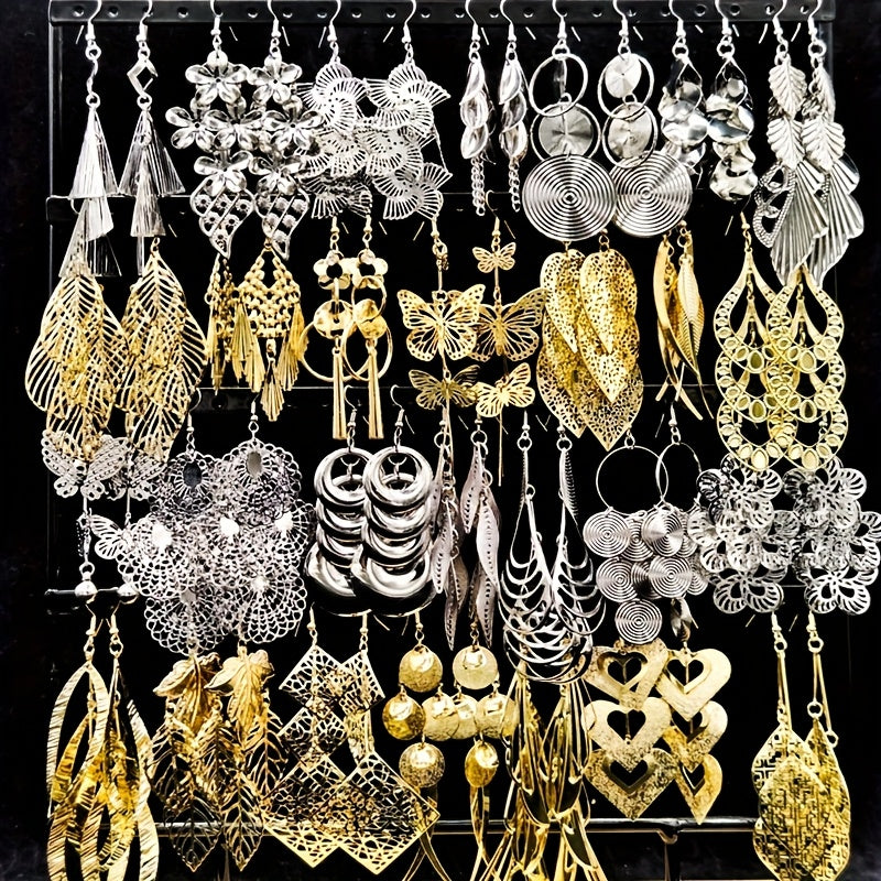 Statement Drop Earring Set - Six or Twelve Pairs