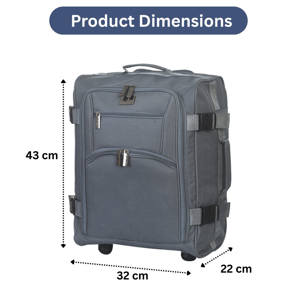 Ryanair Cabin Bag 45x35x20cm Easy Jet Under Seat Hand Luggage Suitcase Carry bag