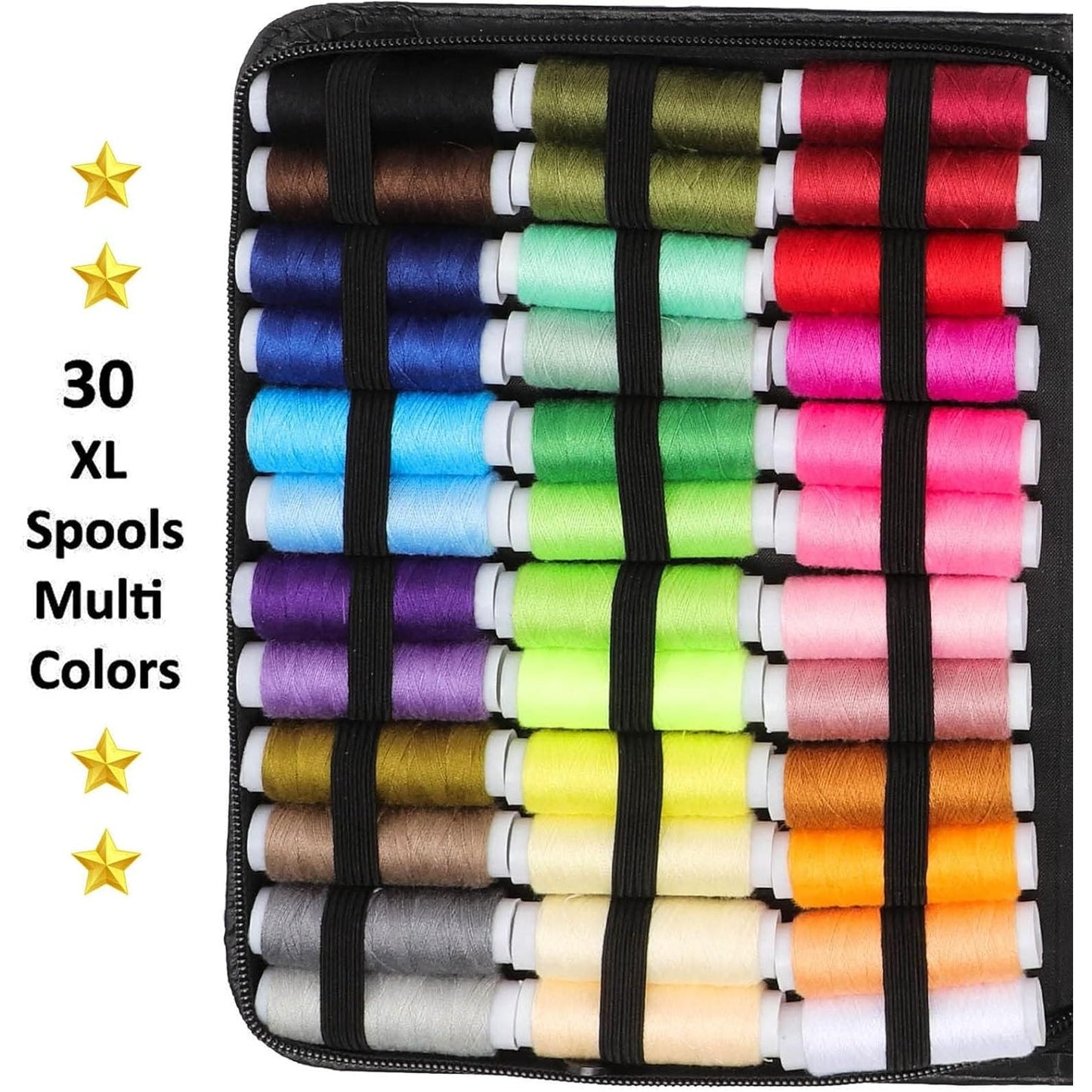 201Pcs Professional Sewing Kit - Portable Sewing Accessories Bag - Complete Sewing Supplies Set Comprehensive Sewing Supplies Set for Home Travel and Emergencies
