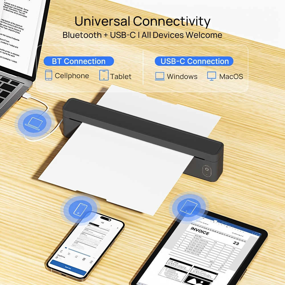 A10A Inkless Portable Printer with Wireless, 21.59cm, 27.94cm - product gallery image 5