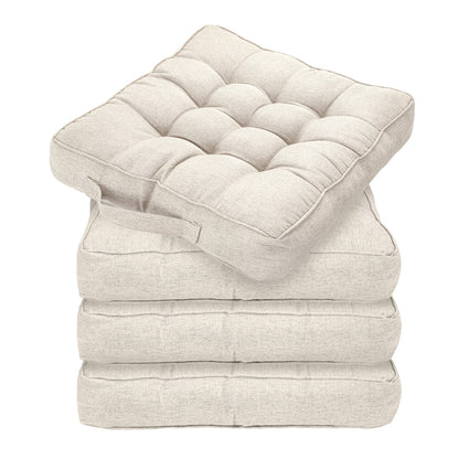 Chair Cushions Tufted Garden Kitchen Chair Cushion with Handle Strap Comfortable Chair Pads for Dining Room Kitchen