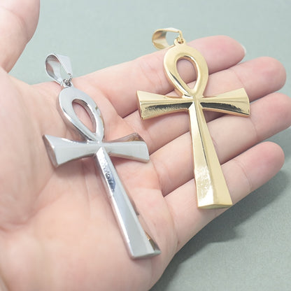 304L Stainless Steel Ankh Necklace Pendant