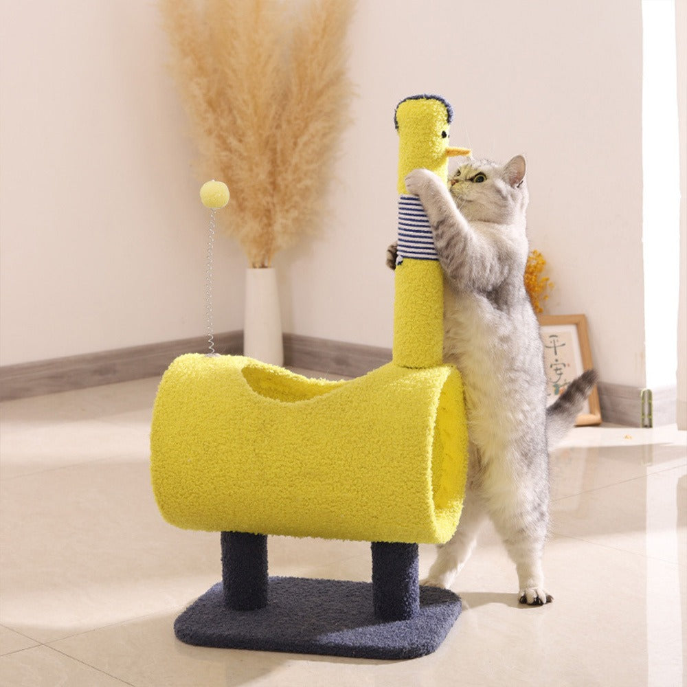 Cat Tree with Scratching Post, Hammock, Condo & Perch – Multi-Level Indoor Cat Activity Centre for Kittens & Adult Cats